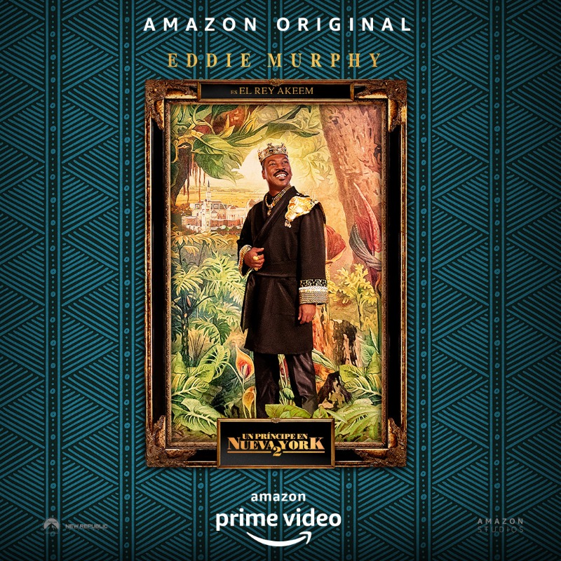 PrimeVideoLat's tweet photo. El rey de Zamunda llega a Amazon Prime Video en Un Príncipe En Nueva York 2.