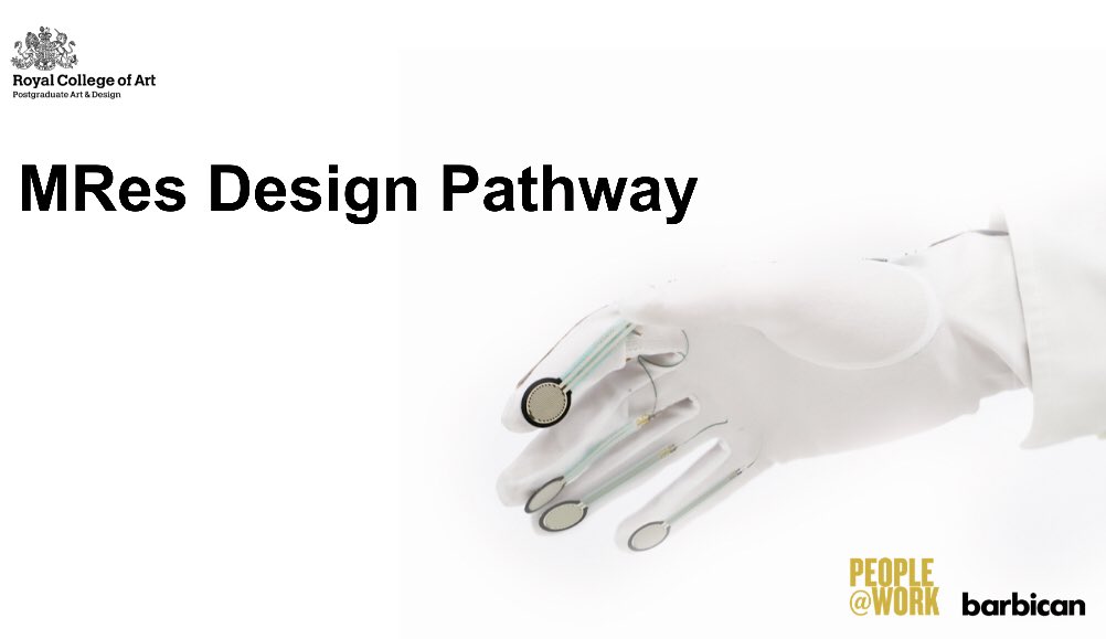 Interested to study at the <a href="/RCA/">Royal College of Art</a> through a #research #design approach? Join our #openday this Saturday 6 March rca.onlineopendays.com