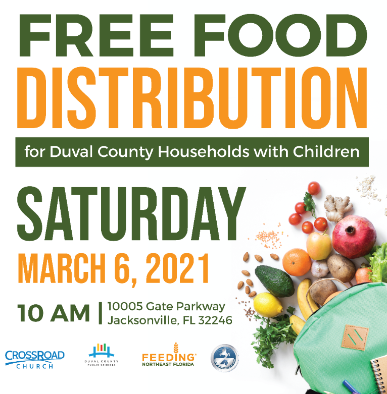 Join Duval County School Board Member, Cindy Pearson &amp; Council Members Kevin Carrico &amp; Matt Carlucci this Saturday, Mar 6 at 10AM for a FREE food distribution in partnership with <a href="/FeedingNEFL/">Feeding Northeast FL</a> &amp; <a href="/CityofJax/">City of Jacksonville</a> at Crossroads Church Gate Pkwy!  Details below!