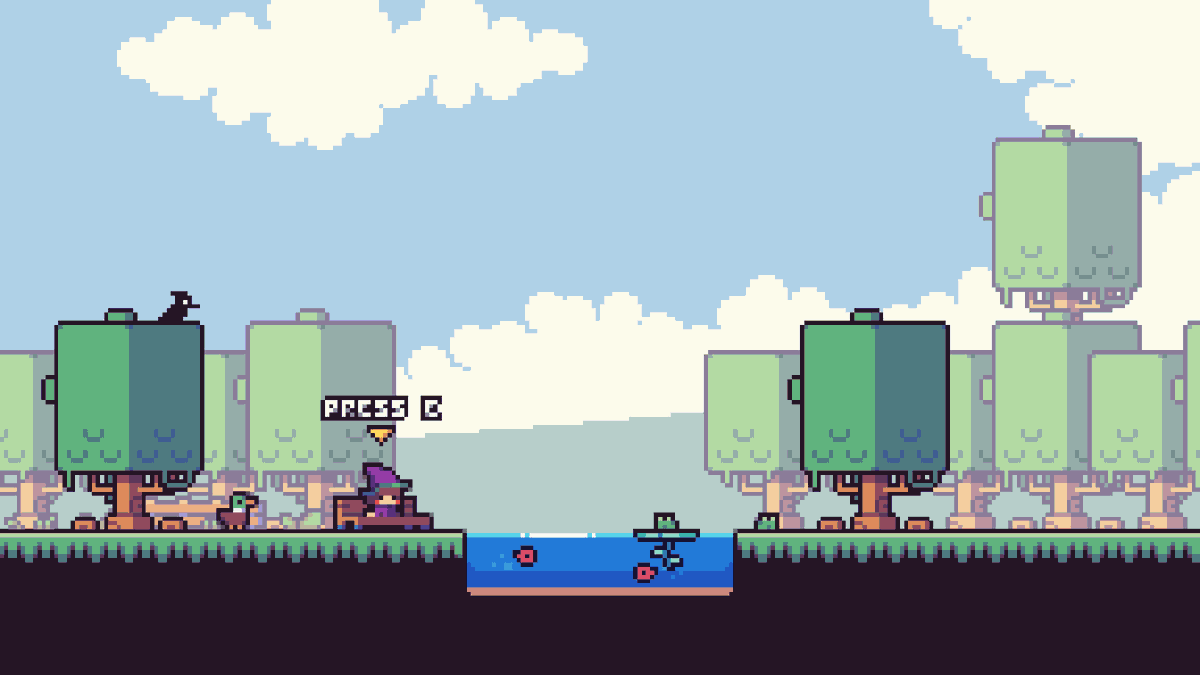 witchmixgame's tweet photo. Finally I can rest a little bit🌳
Is that a frog?

#pixelart #ドット絵 #IndieGameDev #Potionomicon https://t.co/WCTNA3tWNw