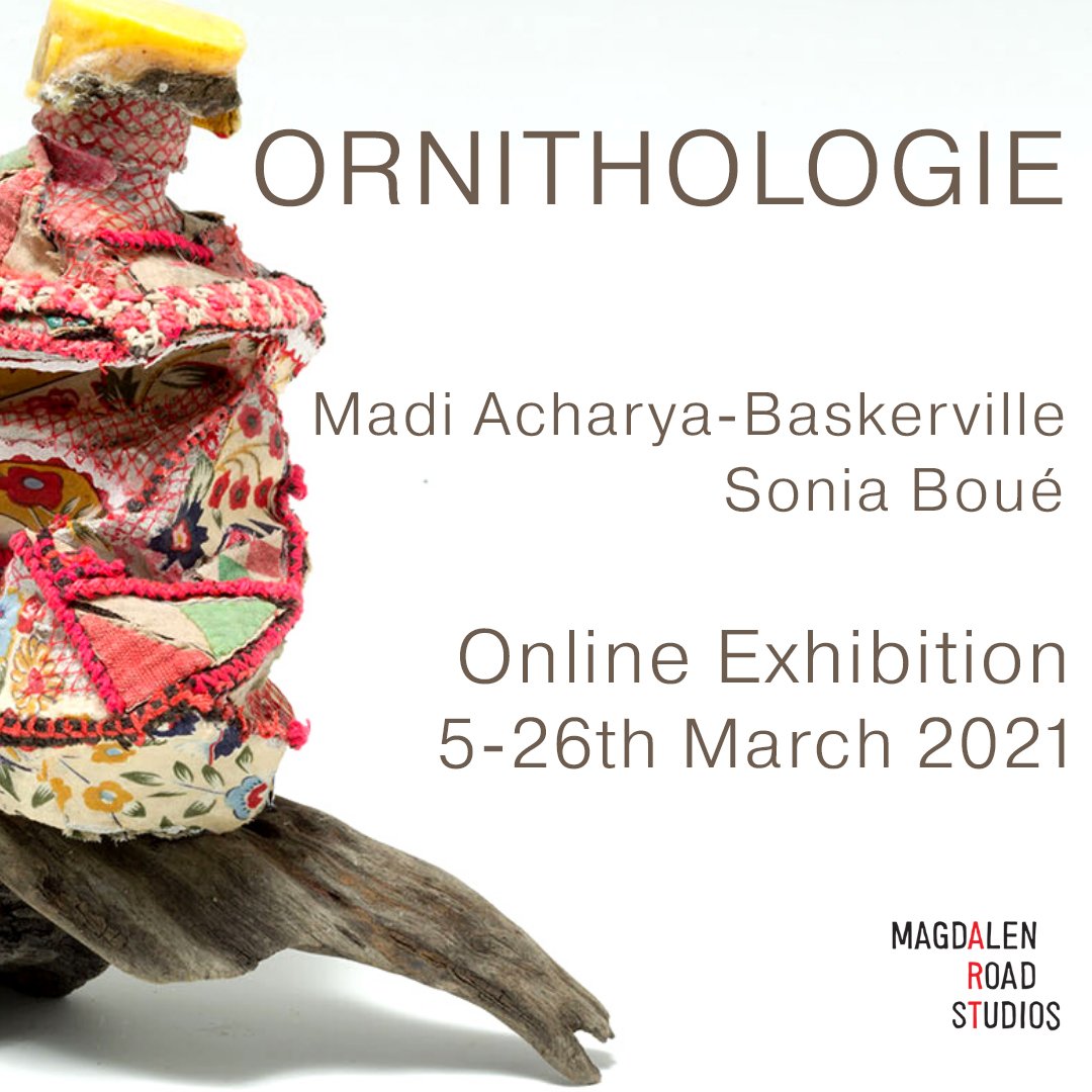 Magdalen Rd Studios (@magdalenarts) on Twitter photo Can't wait to launch ORNITHOLOGIE by <a href="/SoniaBoue/">Sonia Boué</a> and <a href="/MadiAcharyaBask/">Madi Acharya-Bask</a> at 6.15 tomorrow evening on our website!
magdalenroadstudios.com/ornithologie Can't wait to launch ORNITHOLOGIE by <a href="/SoniaBoue/">Sonia Boué</a> and <a href="/MadiAcharyaBask/">Madi Acharya-Bask</a> at 6.15 tomorrow evening on our website!
magdalenroadstudios.com/ornithologie