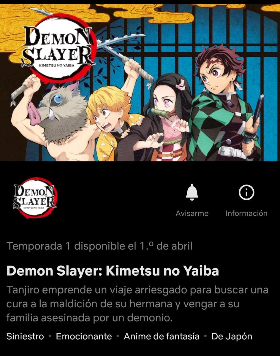 ELSOFMX's tweet photo. Se vienen cosas interesantes en @NetflixLAT comenzando el 25 de Marzo con sangre de dragón de @DOTA2 y el 1ro de Abril #kimetsunoyaiba. 😍😍🤯🤯🎊 https://t.co/1DZN4NvsFG