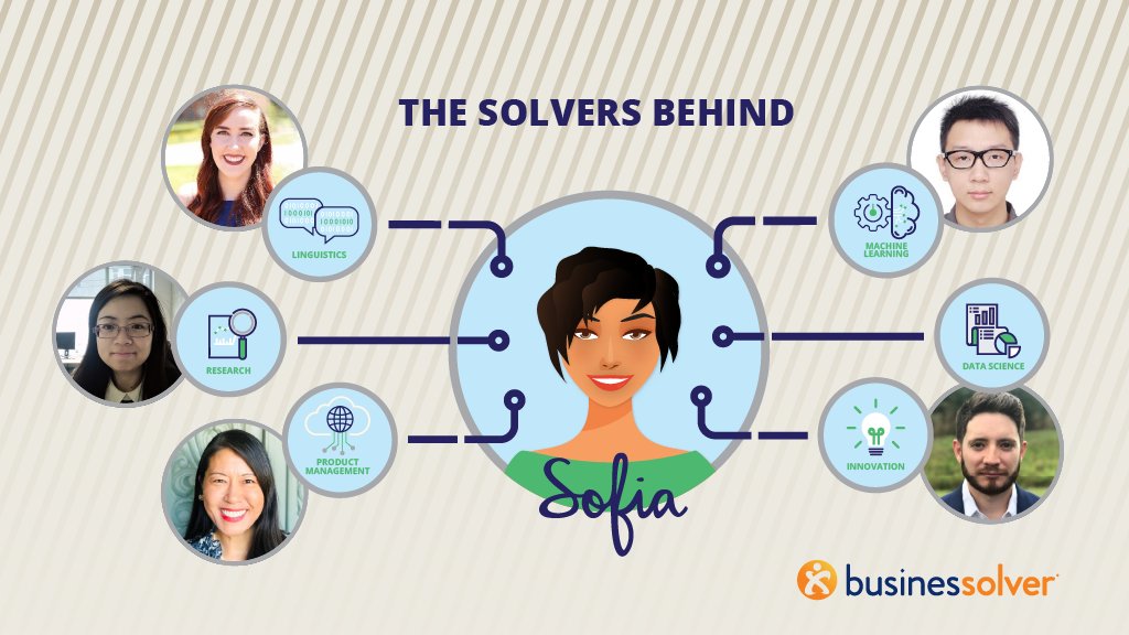 sofiasolver's tweet image. It takes a really smart team to get me, @businessolver's virtual benefits assistant, up to speed. Check out this video to meet a few members of her team and see how they are working to provide our “technology with heart” by way of me. okt.to/HIvr1B #solversbehindsofia