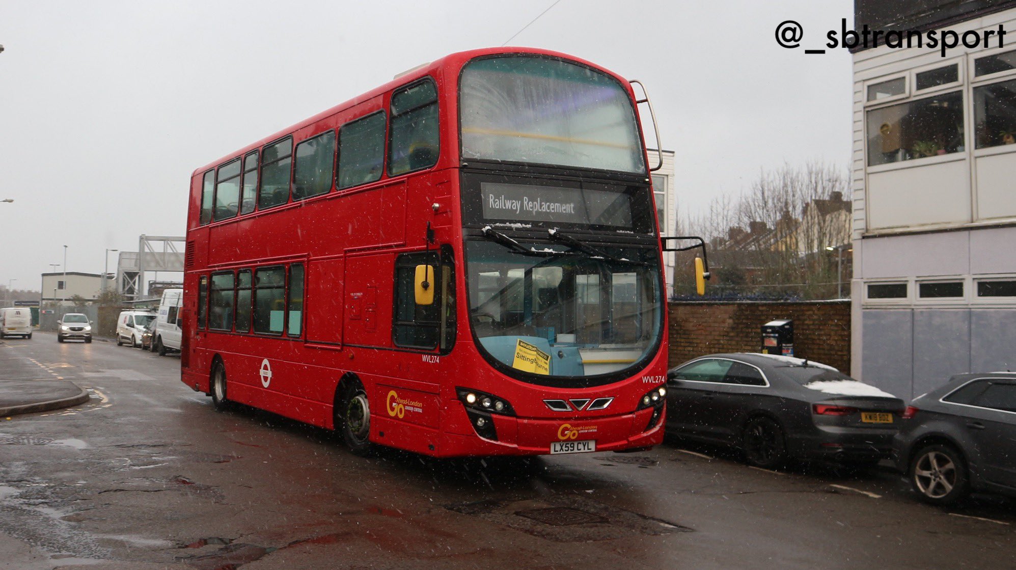 UK Buses on Twitter "Rail replacement at Gillingham during snowy