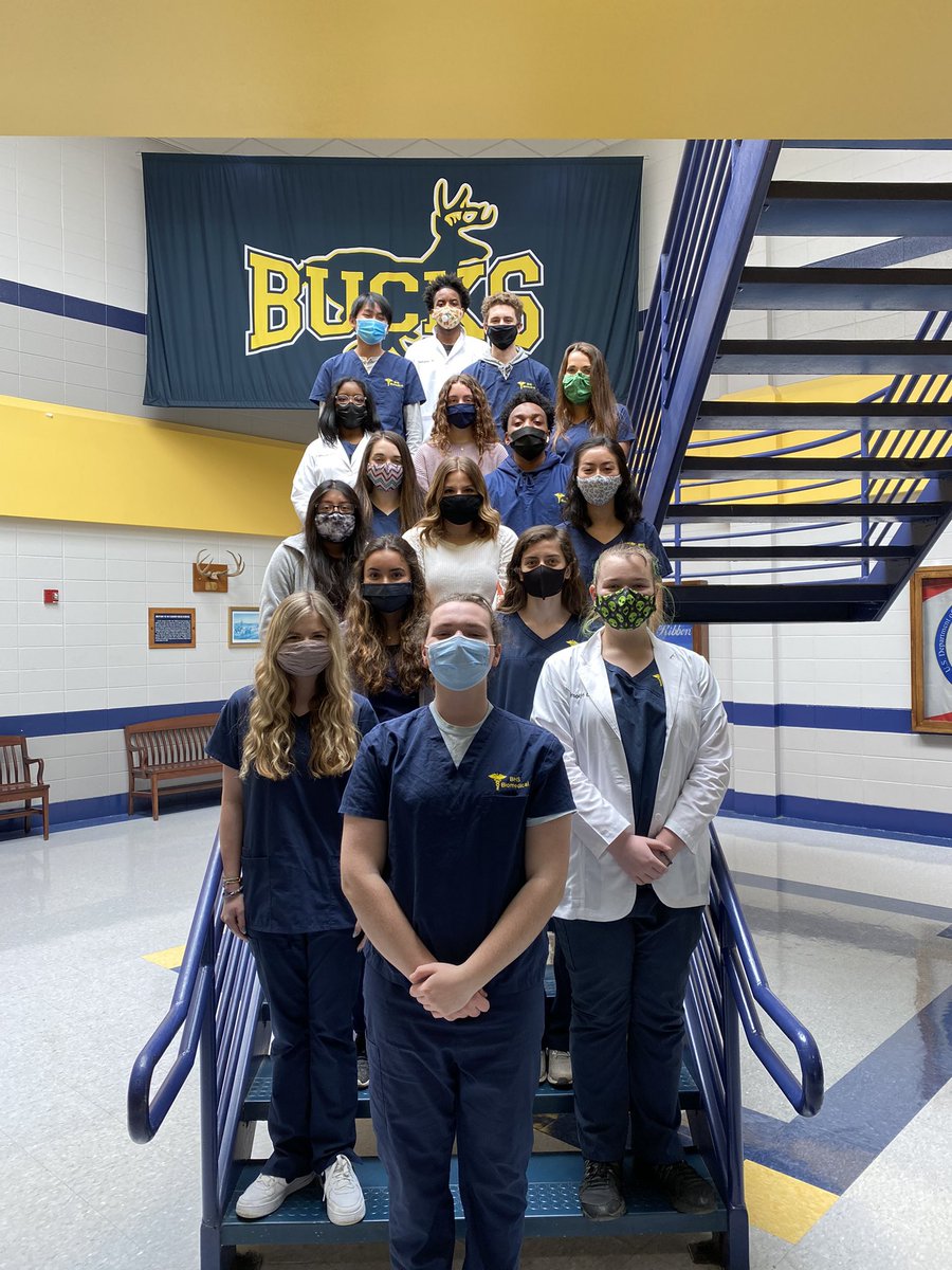 TDurboraw's tweet photo. BHS HOSA members attended the AL State HOSA leadership conference. - virtually. They enjoyed learning about the pathways to professional school, how to help your mental health, and how to support Be The Match. @Buckhorn_High @BucksBiomedical @BeTheMatch @alabamahosa https://t.co/Xn3CQVpAyW