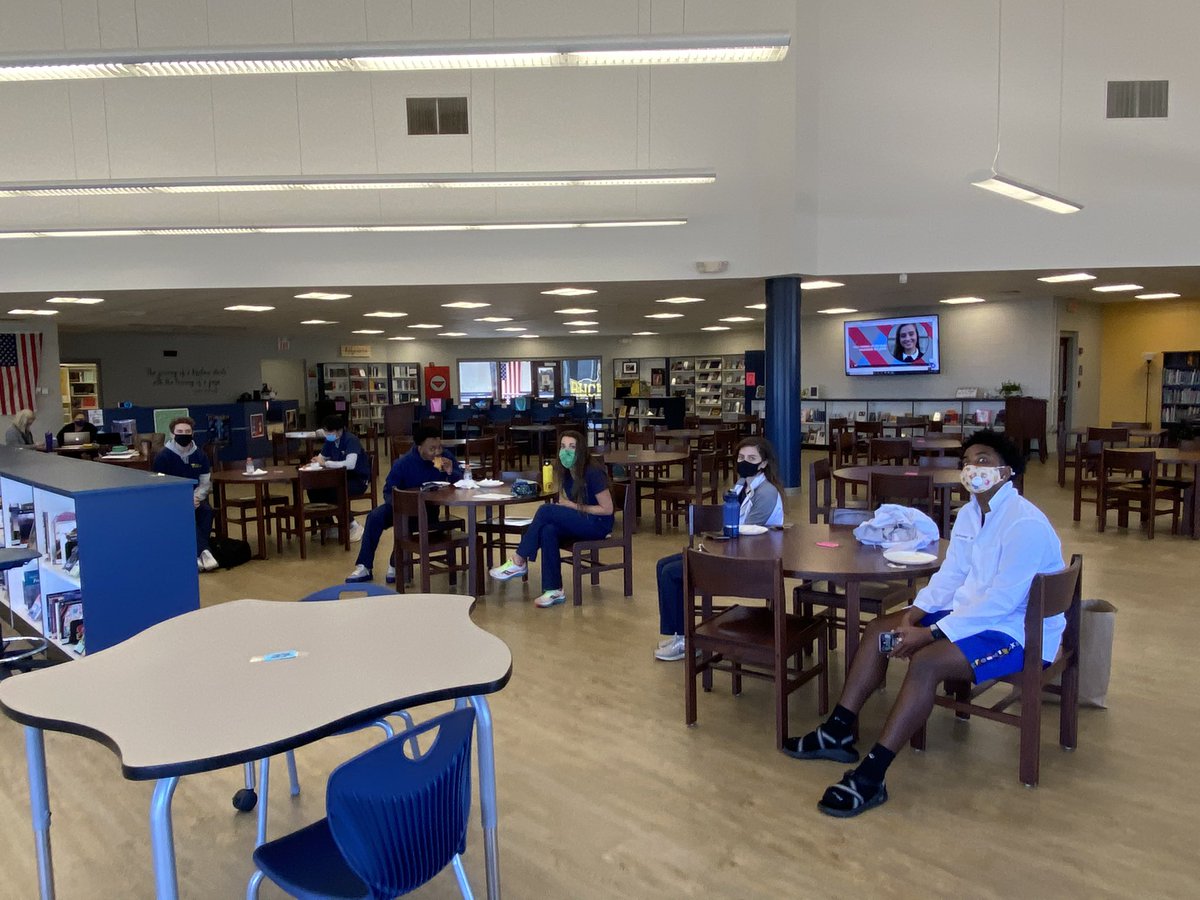 TDurboraw's tweet photo. BHS HOSA members attended the AL State HOSA leadership conference. - virtually. They enjoyed learning about the pathways to professional school, how to help your mental health, and how to support Be The Match. @Buckhorn_High @BucksBiomedical @BeTheMatch @alabamahosa https://t.co/Xn3CQVpAyW