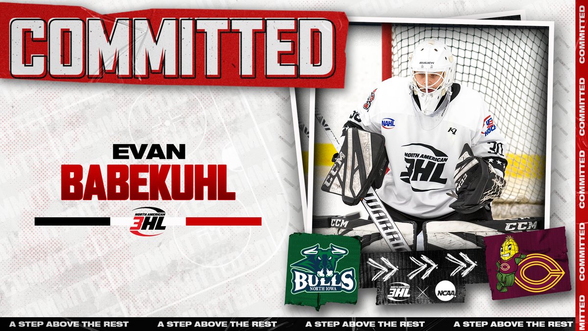#NA3HL Commitment Alert: <a href="/NorthIowaBulls/">North Iowa Bulls</a> and #TopProspects Goaltender Evan Babekuhl has committed to play NCAA Division III hockey for <a href="/CobberHockey/">Cobber Men's Hockey</a> #StepAbovetheRest <a href="/_Neutral_Zone/">Neutral Zone</a> na3hl.com/news/story.cfm…
