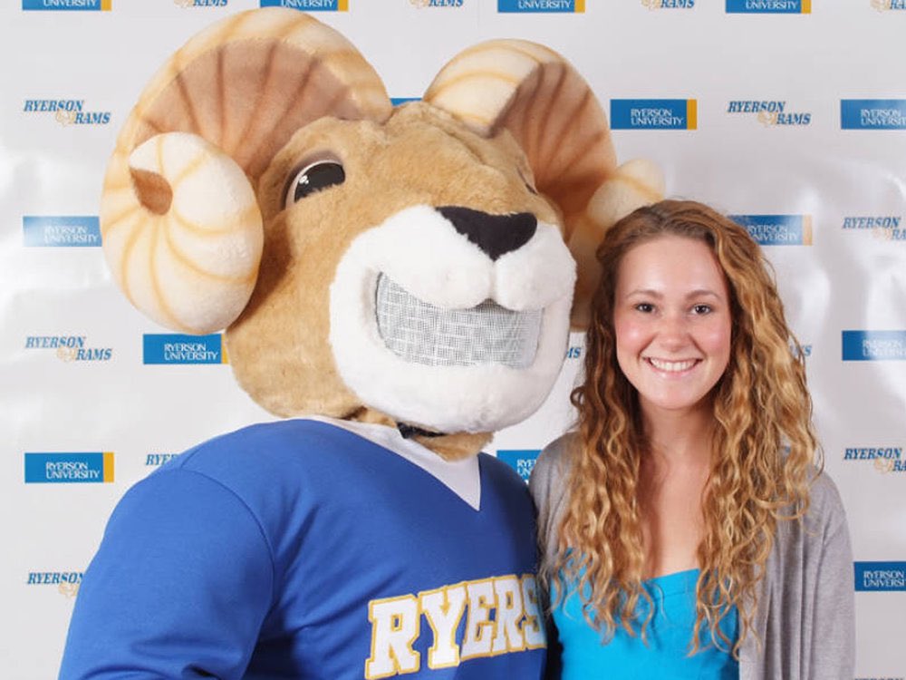 MaydwellMascots's tweet photo. We love working with Universities. This Ram we did for @ryerson_u was hand carved and painted here at Maydwell mascots. Look at the attention to detail in the horns. 🐏 Go Rams! 🐏 https://t.co/00pe9Wtr20
