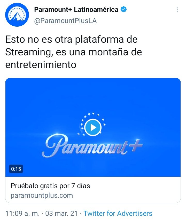 MexicoSimpson's tweet photo. #ParamountPlus llega a Latinoamérica
Yo: https://t.co/Xj5N4KQ0jJ