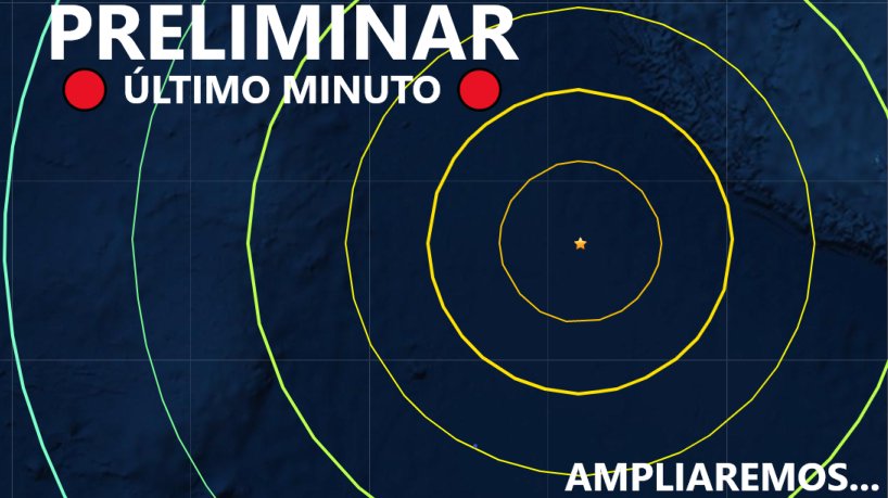 PRELIMINAR 🔴 NUEVO FUERTE SISMO HACE MINUTOS EN ISLAS KERMADEC 🇳🇿 7.9 (PRELIMINAR)... AMPLIAREMOS.

⚠️ Tsunami en curso. Se evalúa