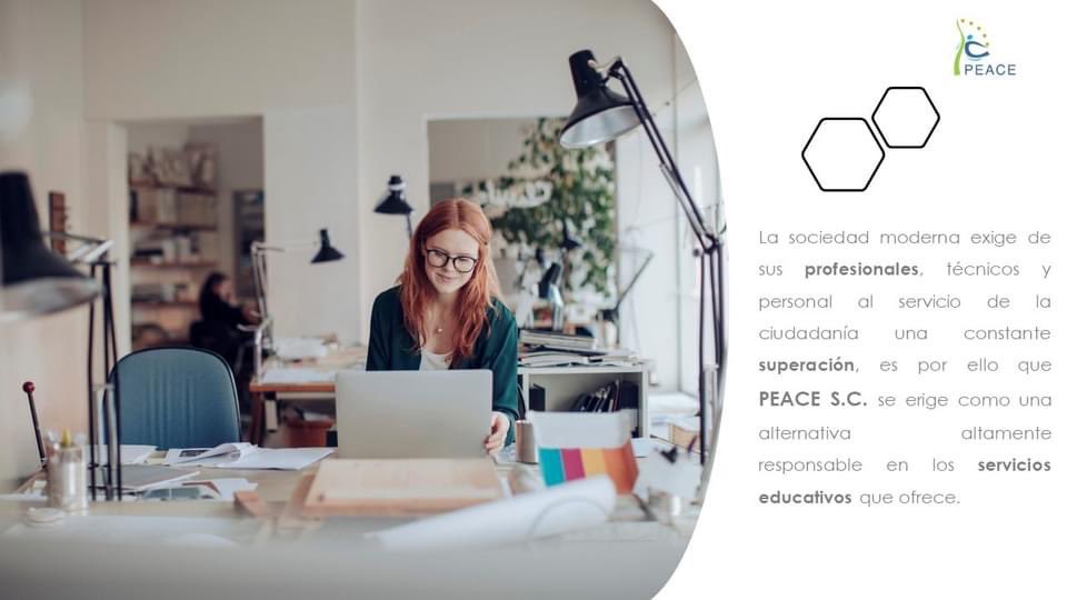 mx_peace's tweet photo. La sociedad moderna exige de sus profesionales, técnicos y personal al servicio de la ciudadanía una constante #superación, es por ello que PEACE S.C. se erige como una alternativa altamente #responsable en los servicios #educativos que ofrece. https://t.co/giYpcJiv9G