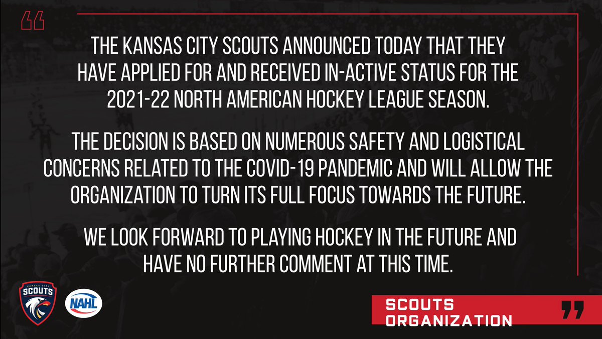 Kansas City Scouts (@kcscouts_hockey) on Twitter photo 