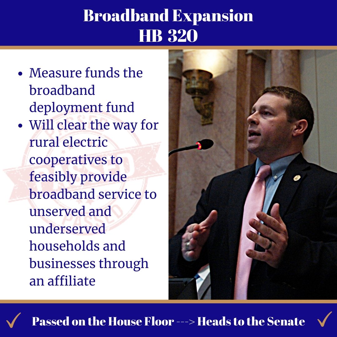 Last Mile Investment!
“By allocating $250 million towards this fund,we are not only declaring broadband access a top priority for this legislative session, but a top priority 4 the future prosperity of the Commonwealth!'#KYGA21 @KYFB #LeadWhereYouStand 
 apps.legislature.ky.gov/record/21rs/hb…