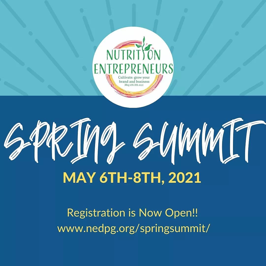 Hooray!! Registration is now open for NE's Virtual Spring Summit: Cultivate and Grow Your Brand and Business!!

nedpg.org/springsummit/