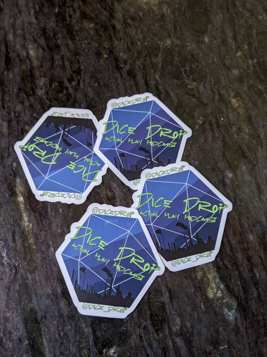 badly_games's tweet image. Thanks @dice_drop for the stickers! You'll have ours soon! #TTRPG #TTRPGSolidarity #stickerexchange