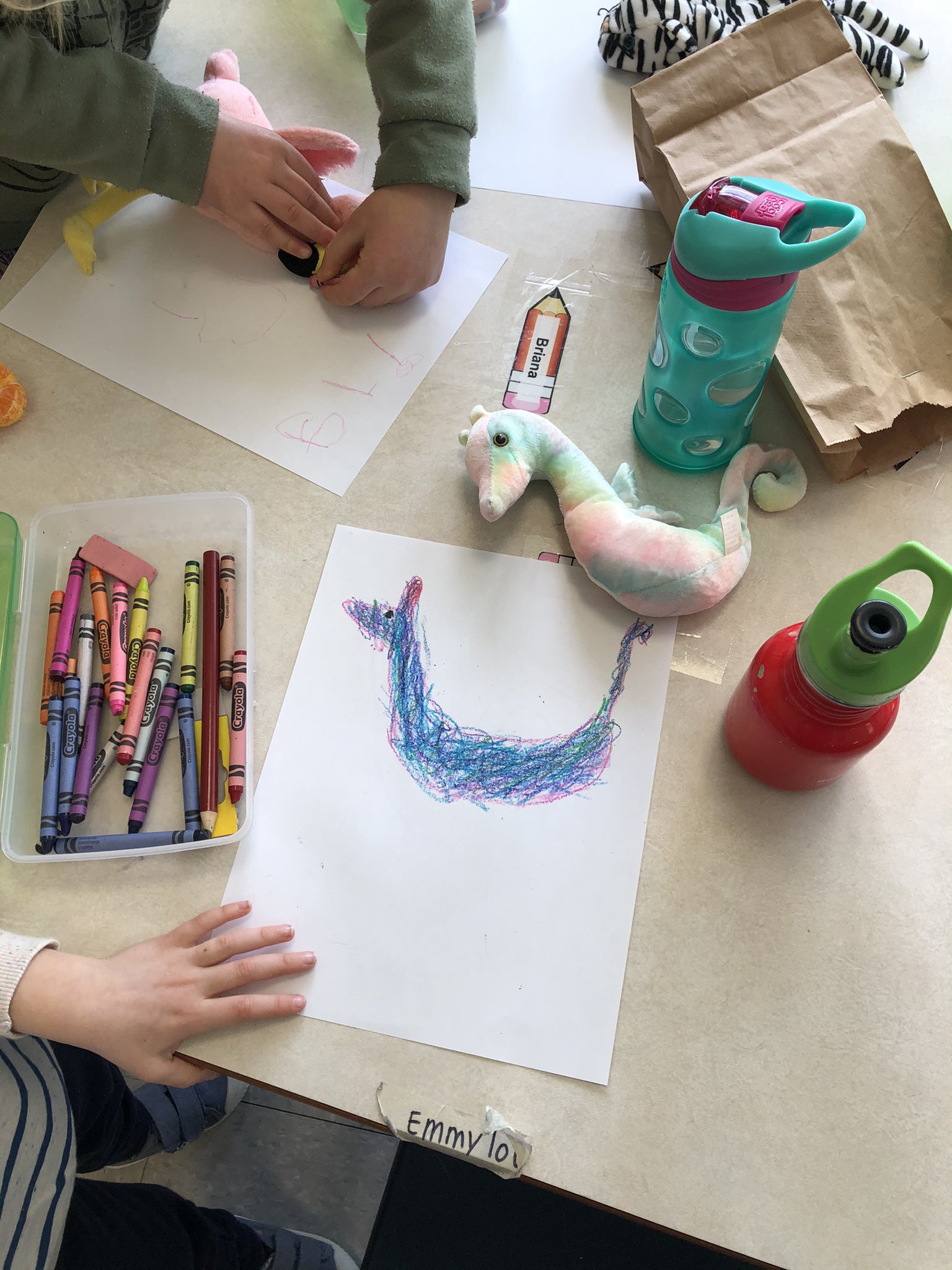 Lawrencetown School on Twitter "Check out the stuffy inspired art by our Primary class! Up next