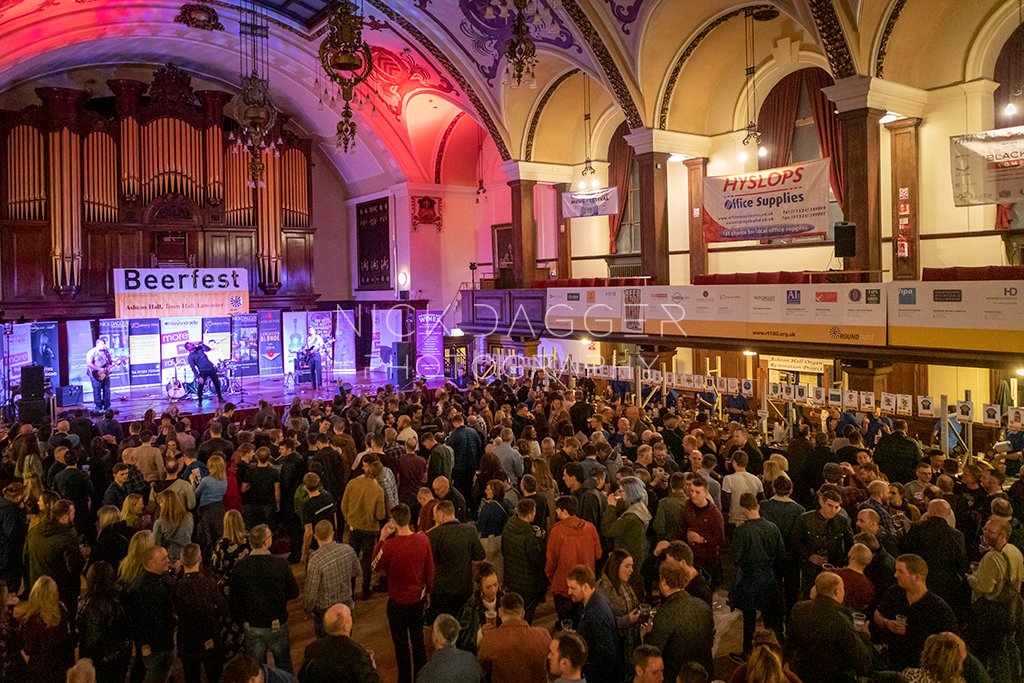 Throwback to last years <a href="/LancBeerfest/">Lancaster Beerfest</a> when we could all be in one room, drink beer and listen to live music. Looking forward to those days again soon! 💃🕺🍻🎸

<a href="/soldtothesky/">Sold To The Sky</a> #ThrowbackThursday #TBT #LancasterTownHall #LoveLancaster #Beer 
#LancasterBeerFestival #BeerFestival