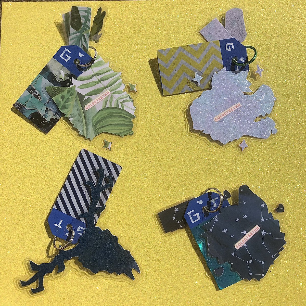 GolddTeethh's tweet photo. I am SO happy to finally show my February Tag Badge batch !!! 
I’m sorry these took quite awhile, but I’m so happy to have them finished so I can start sending them out to their owners ! 🥺💖 🎉 

{ Please share + Retweet !! } https://t.co/J7AsH7ntVC