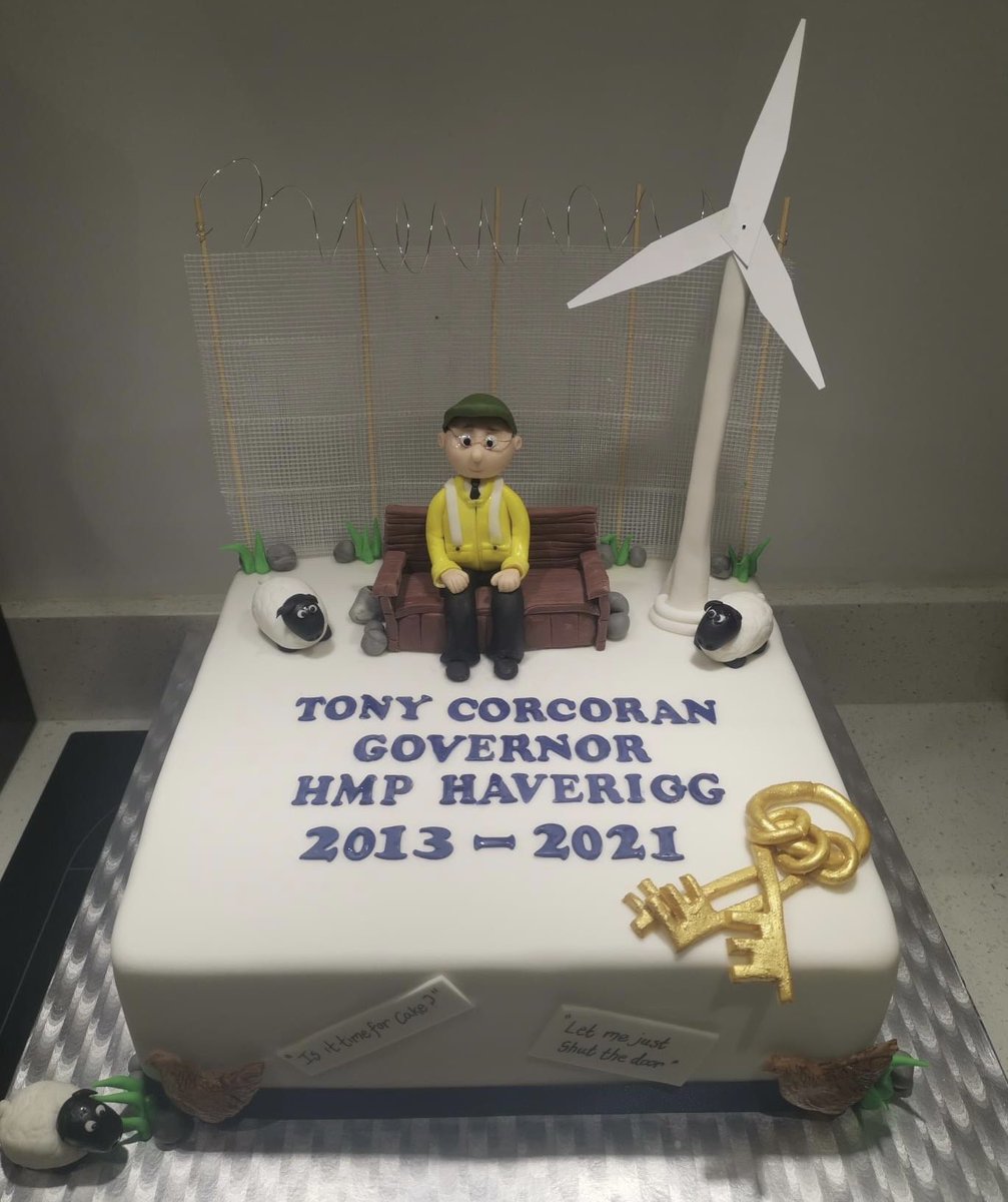 Today we said goodbye to our Governor Tony Corcoran, Retiring after over 35 years of service- including 8 as Governor of HMP Haverigg. His Leadership, Commitment and Drive have ensured Haverigg has a bright future and we will miss him terribly. Thank you Governor! #TeamHaverigg