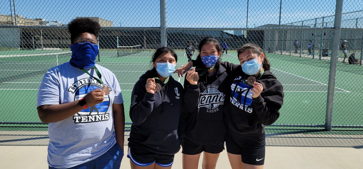 Mark Cisneros (@coachcisneros) on Twitter photo Connolly JV Cougar Classic
Girls Doubles Consolation Champs: Laisha & Emily
Mixed Doubles Consolation Champs: Isaiah & Sofia
#LoboUp <a href="/TennisLehman/">Lehman Lobo Tennis</a> Connolly JV Cougar Classic
Girls Doubles Consolation Champs: Laisha & Emily
Mixed Doubles Consolation Champs: Isaiah & Sofia
#LoboUp <a href="/TennisLehman/">Lehman Lobo Tennis</a>
