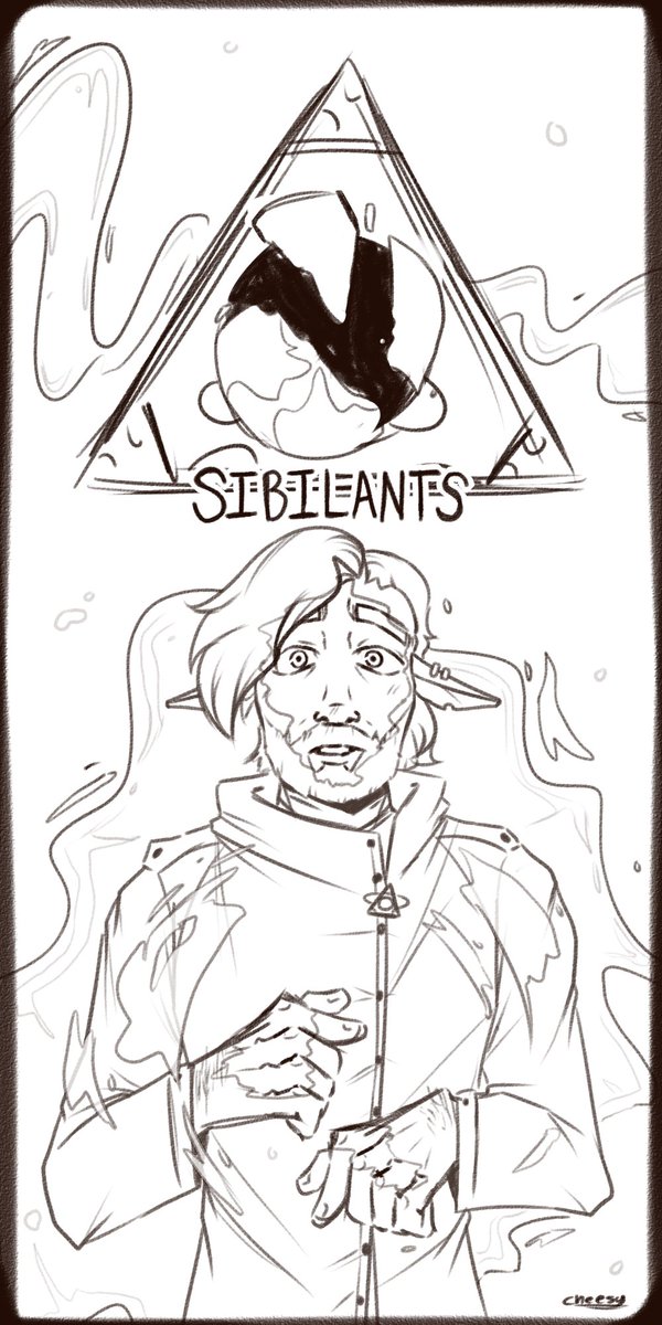 How can a man who can't hear bring the sound back to a world that has been brought to a hush?

Messing around with the a game concept around Simbilants, one of Vinny's old albums he was gonna use to make a game with.

Who knows, I might color this! I like the character tho. 