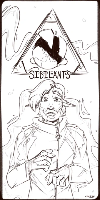 How can a man who can't hear bring the sound back to a world that has been brought to a hush?

Messing around with the a game concept around Simbilants, one of Vinny's old albums he was gonna use to make a game with.

Who knows, I might color this! I like the character tho. 