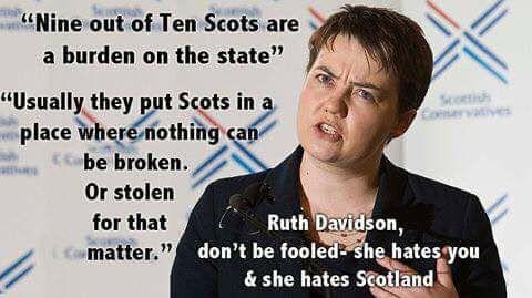 StuartThomson3's tweet image. Yes she said this a while back and her attitude hasn't changed. If anything it's hardened! It's beyond my comprehension how anyone can take this woman seriously when she clearly holds us as a people in such contempt!