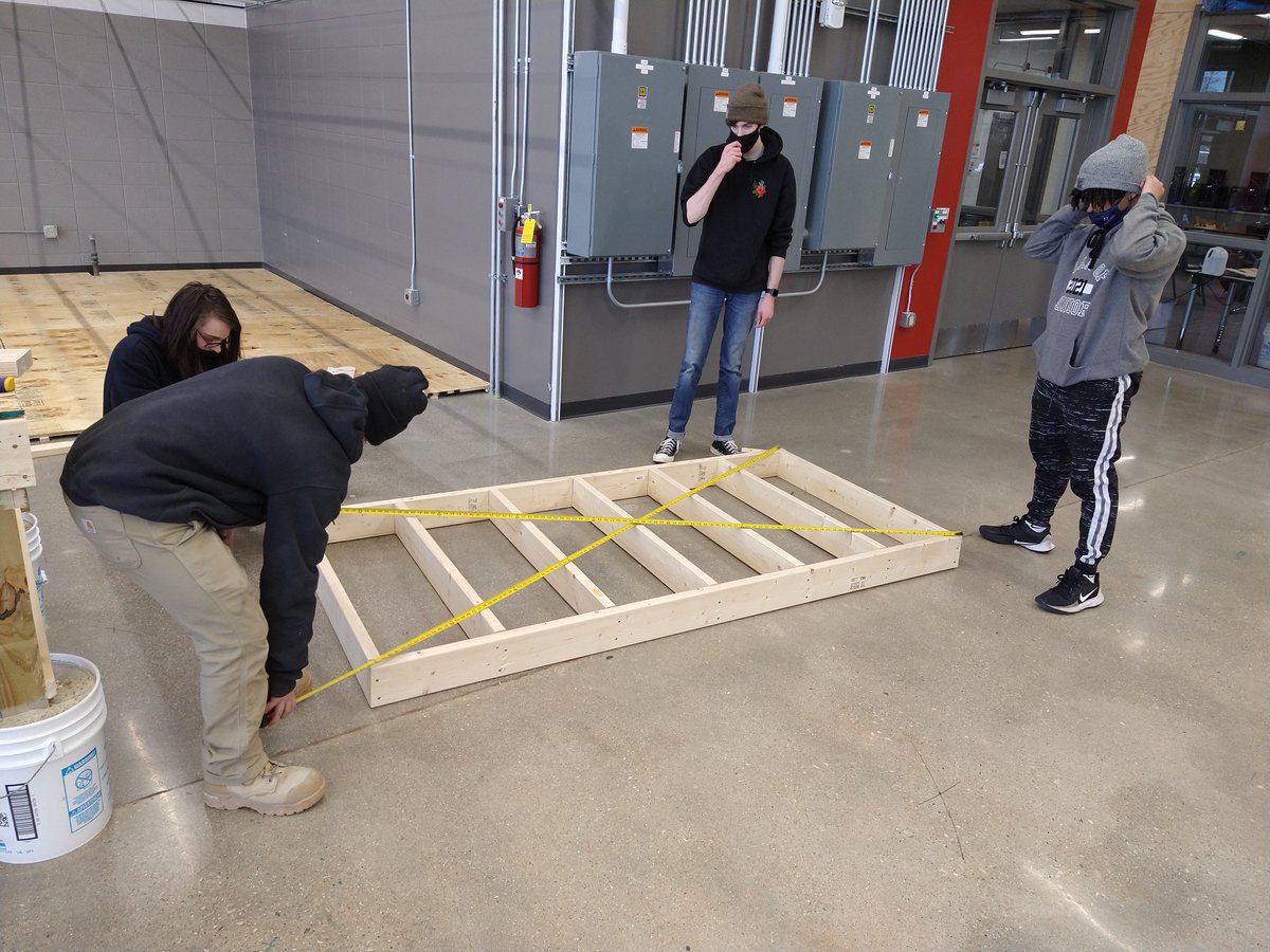 MrGriffie's tweet photo. What a great day to swing a hammer @TosaSchools! We're well on the way with our #HalfBath project. https://t.co/vUgcFWpVm2