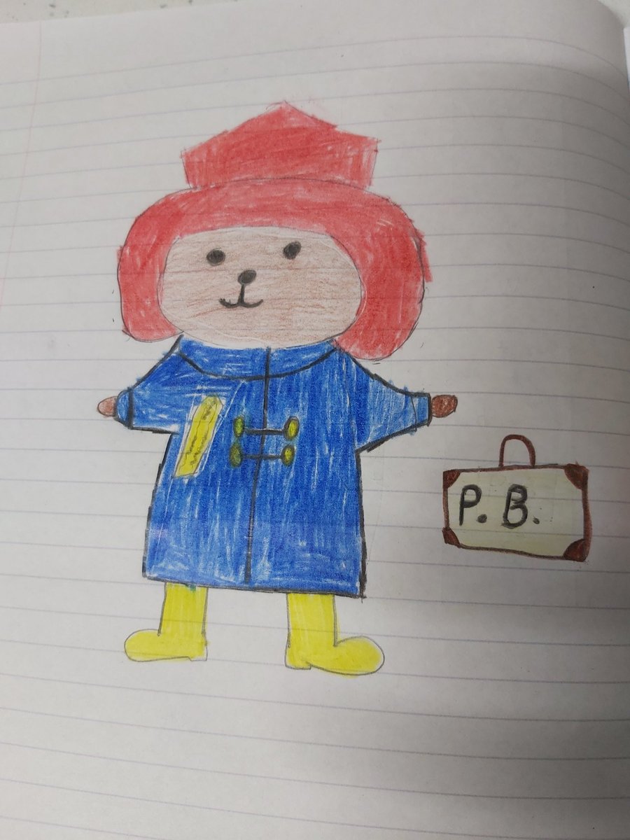 sammystead45's tweet photo. @DalryPrimary 
Thought I'd share K,s world book day character he drew today for part of his learning ! 
I think he has done fab 😀 https://t.co/fWC5yrxrxc