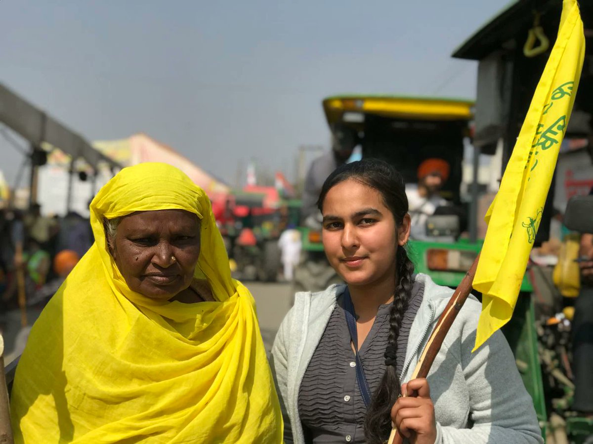 Across the world, women play a central role in agriculture - but often don't get much credit. In India, they are using protests as an opportunity to reclaim their space.

“We plow the fields, and we feed the country. This struggle is for our rights too."

thelily.com/at-indias-farm…