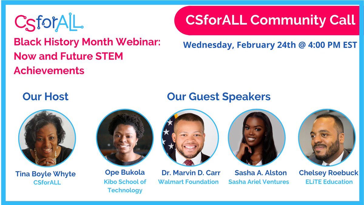 Missed <a href="/ChelseyRoebuck/">Chelsey Roebuck</a> <a href="/DrMarvinCarr/">Marvin Carr</a> @iamsashaariel <a href="/ope_bukola/">Ope Bukola</a>’s conversation on the future possibilities of Black &amp; African-American women &amp; men in the STEM industry? A full recording of the discussion is now on our Vimeo channel! buff.ly/3uTXdfg #BlackHistoryMonth