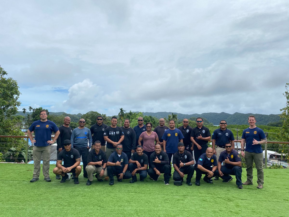 RealAFOSI's tweet photo. 1/ In the past two months, OSI agents from the 6th Field Investigations Region Special Missions Branch supported the #36thContingencyResponseGroup with the execution of #CopeNorth21 in Koror, Palau. https://t.co/90mpaAXEhz