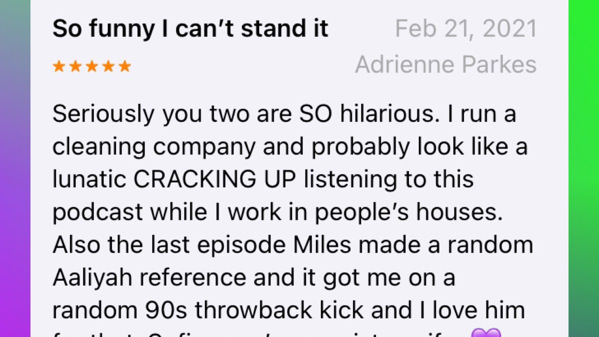 420DayFiance's tweet photo. 99k from the algo for K1 Adrienne Parks for this ⭐️⭐️⭐️⭐️⭐️ review! Please reveal your twitter handle so we can give you credit & 💚 We're honored to add some 🤣 to the life of Mrs. Clean🧼🧽
#5star #review #thankyou #mrsclean https://t.co/v9vzLzTCzq