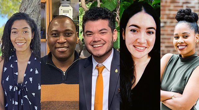 SmithFellows's tweet photo. We are thrilled to announce the 2021 Class of @SmithFellows! Congratulations to Miranda Bernard, Israel Borokini, Shayle Matsuda, Maia Raymundo, and Rachel Scarlett! https://t.co/5UckMjFLds https://t.co/c7NkSDLOqI