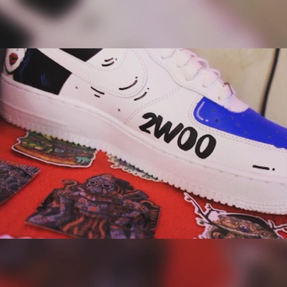 FF_Footwear's tweet photo. Shout out to the homie &amp; artist  @2_woop for allowing myself and @gatos_custom to bless these 💪🏽🙌🏽🙏🏽🎨🎨 #sneakers #nike #shoes #adidas #fashion #yeezy #airmax #airjordan #converse #freestyle #sneakerheads #explorepage #explore #igsneakercommunity #reebok #sneakershouts https://t.co/kJ3tG6AGjQ