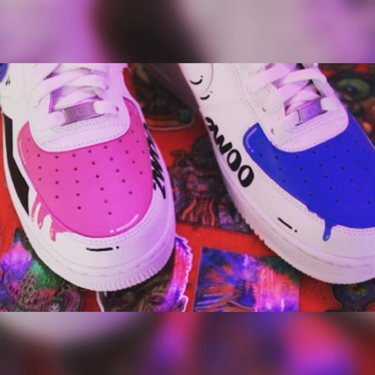FF_Footwear's tweet photo. Shout out to the homie &amp; artist  @2_woop for allowing myself and @gatos_custom to bless these 💪🏽🙌🏽🙏🏽🎨🎨 #sneakers #nike #shoes #adidas #fashion #yeezy #airmax #airjordan #converse #freestyle #sneakerheads #explorepage #explore #igsneakercommunity #reebok #sneakershouts https://t.co/kJ3tG6AGjQ