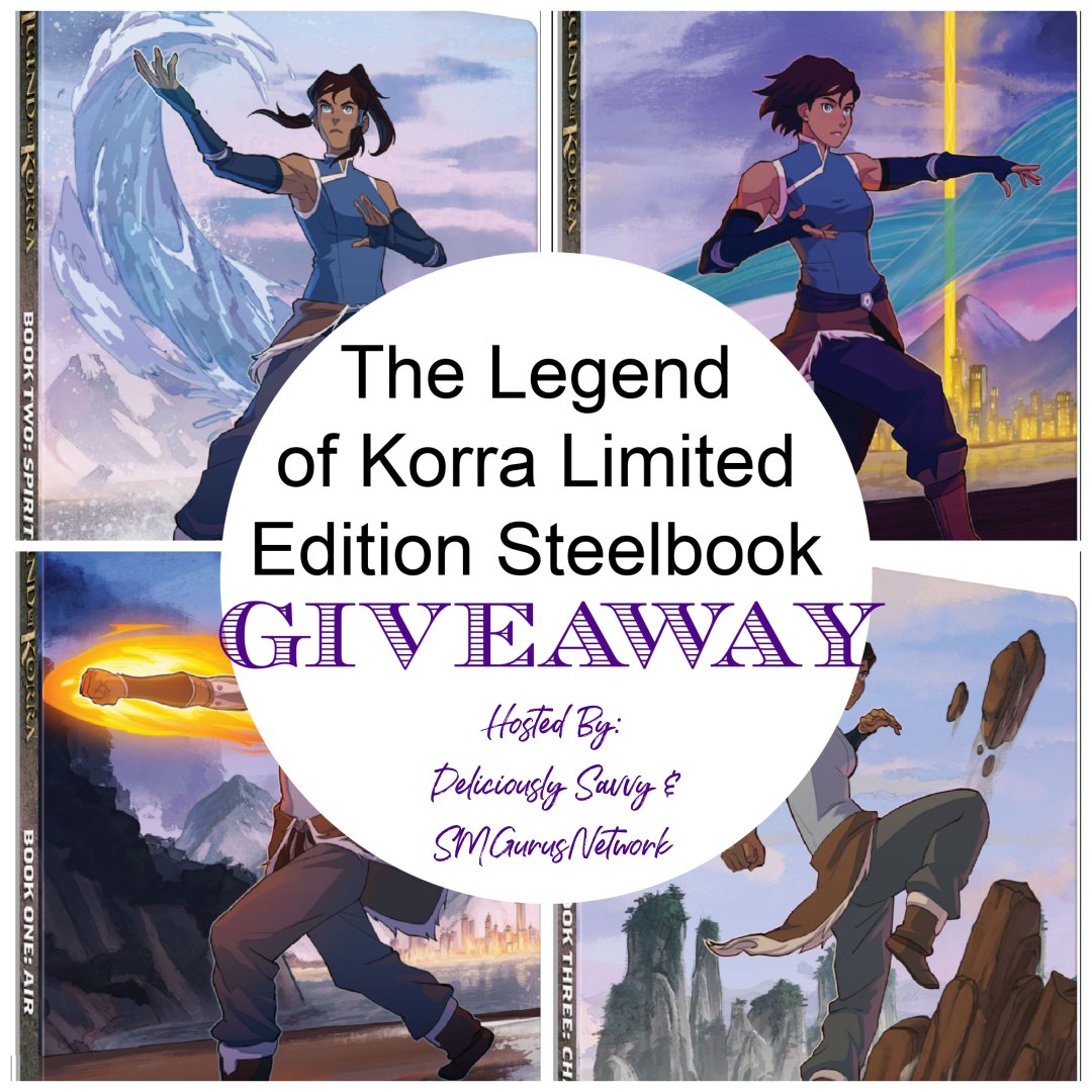 DeliciouslySavv's tweet photo. 📢Giveaway Alert📢 Enter To Win The Legend of Korra Limited Edition Steelbook Giveaway! (1 Winner ~ Ends 3/31) @Nickelodeon #SpringGiftGuide2021💐
Enter Here👉https://t.co/aDx4IEd4fc via @DeliciouslySavv https://t.co/aWeZP1hBgL