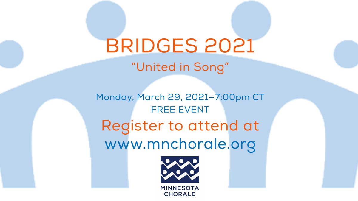MnChorale's tweet photo. 2020-21 BRIDGES PROGRAM PARTNERS
Roosevelt High School: Adrian Davis, conductor
South High School: Laurie Meyers, conductor
Minneapolis College: Elizabeth Pauly, conductor
Minnesota Chorale: Kathy Romey, conductor https://t.co/bhjPyx0yun