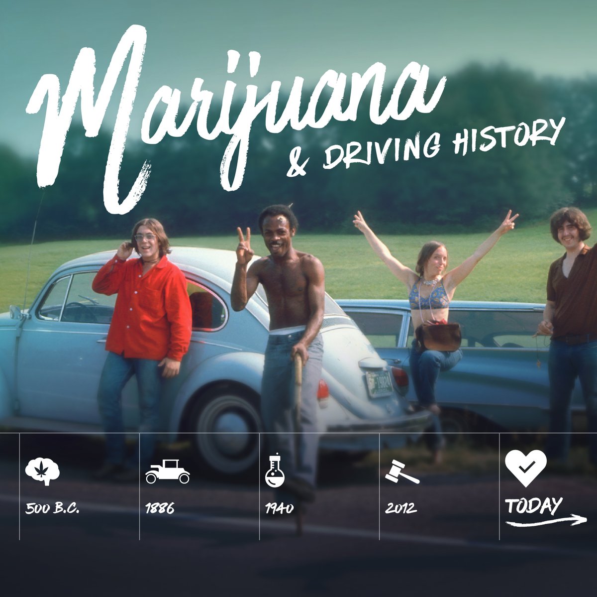 ColoradoDOT's tweet photo. Marijuana may be green, but there’s a much more colorful history involved. Read some fast facts about the history of #cannabis and always commit to never drive high. https://t.co/yzezKyGKIk #DriveHighDUI https://t.co/EEGJXMWCzz