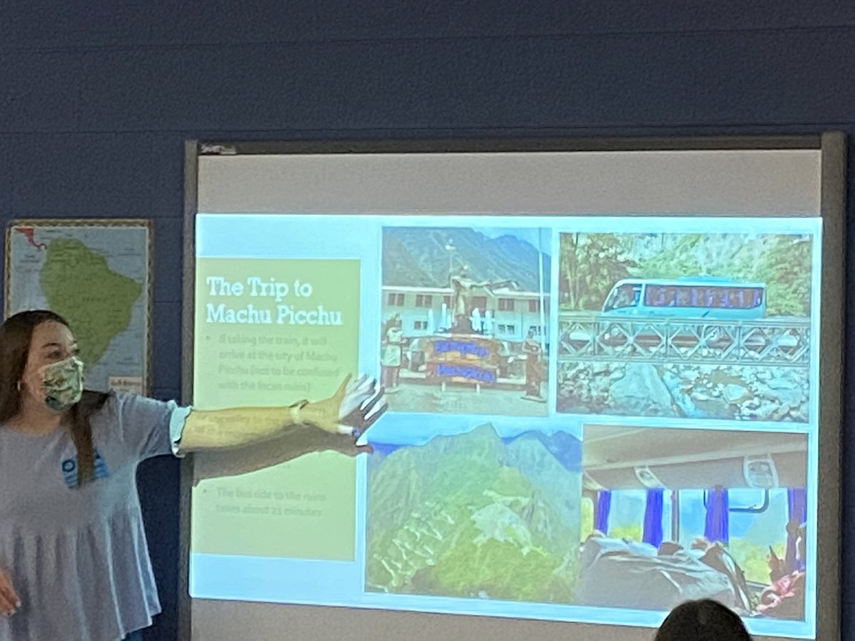 Brooklyn_Canes's tweet photo. 5th graders are learning about ancient civilizations. Machu Picchu was very interesting, so we had a guest speaker share pictures from her trip to Peru. The students had great questions and were so excited to see current pictures of Machu Picchu and the areas around  there. https://t.co/kAZ1a8KDa1