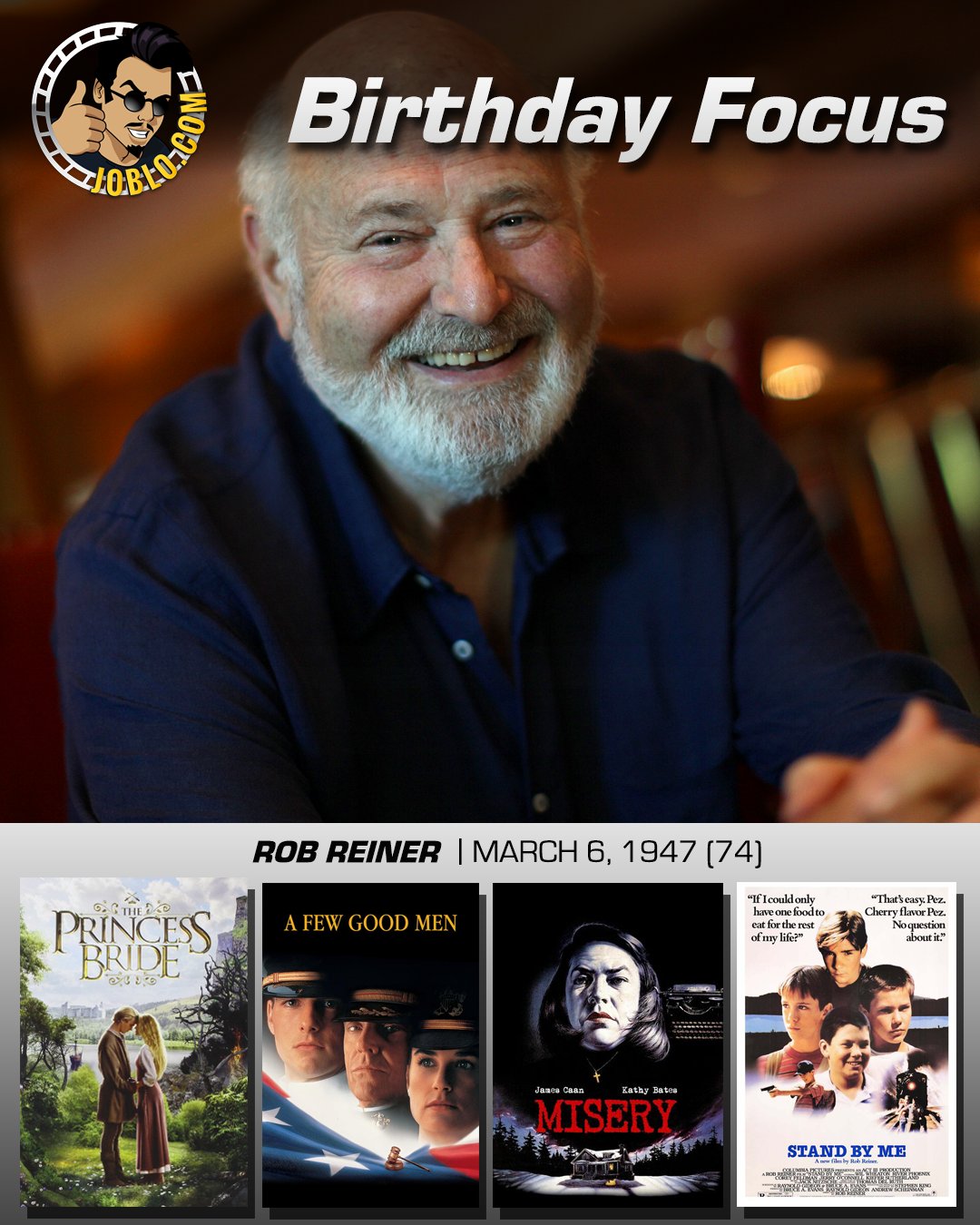 Wishing a very happy 74th birthday to Rob Reiner! 