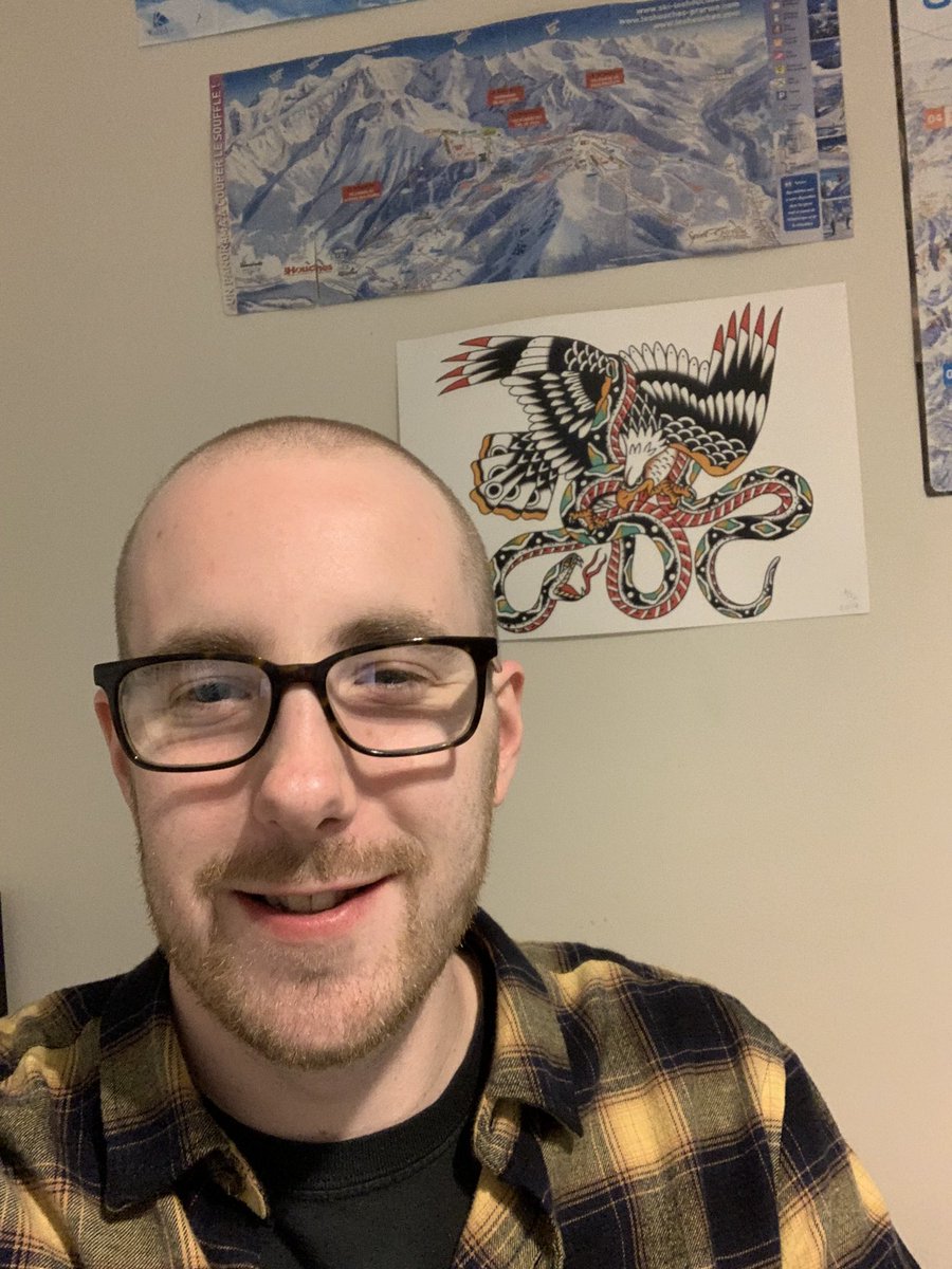tomwcreative's tweet photo. Shaved all my hair off yesterday because if I’m going bald, I’m doing it on my own terms. 

Before // After: https://t.co/6xdtNarTxP
