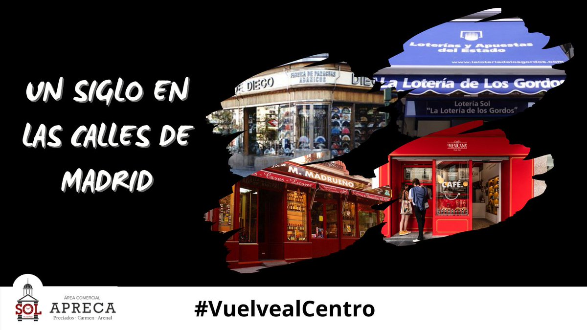 Apreca_Madrid's tweet photo. Un siglo en las calles de Madrid
https://t.co/qmm1Og0w8t
@loteriasol @Dona_Manolita @MarianoMadrueno @cafeslamexicana @CasadeDiego
#apreca #comercios #centro #Compraseguroenelcentro #compraenelcentro #VuelvealCentro #Volveremossituvuelves https://t.co/UN8jdLMKQv