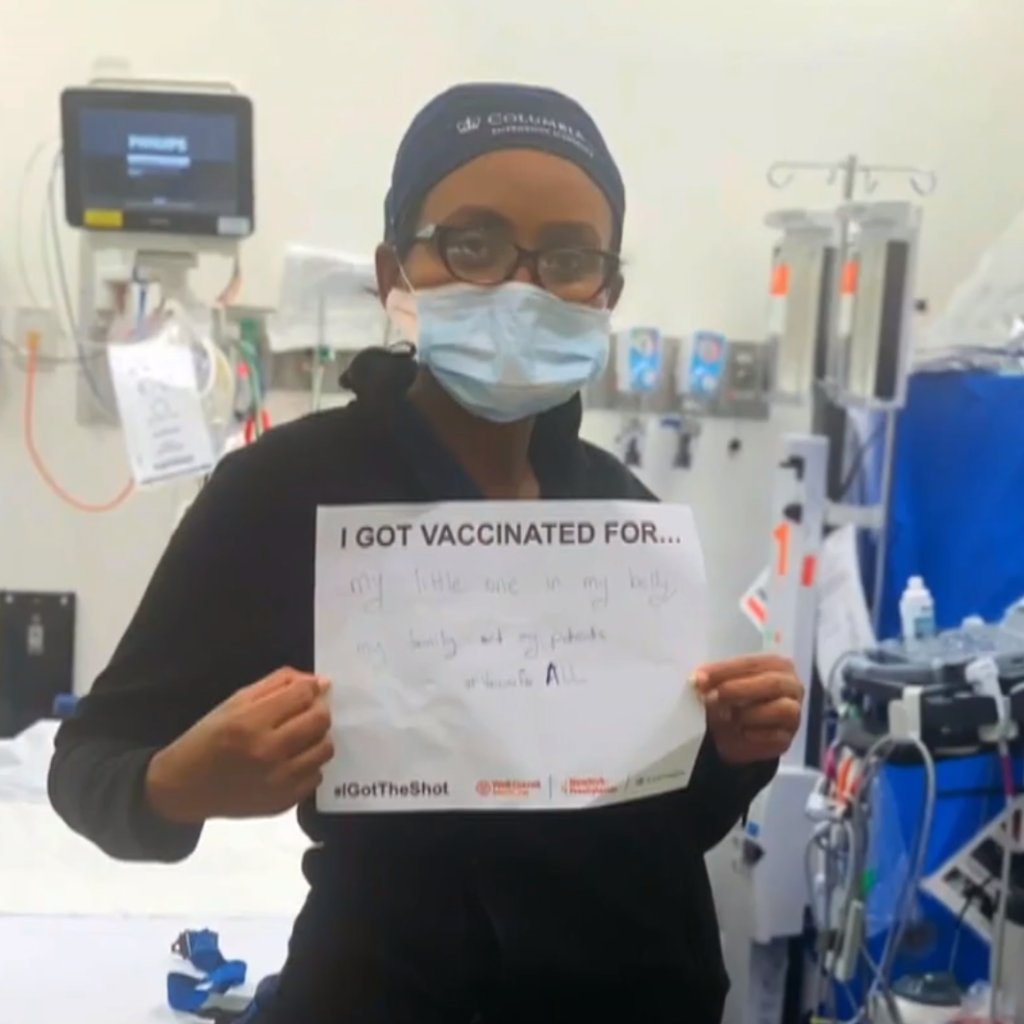 nyphospital's tweet photo. .@MSNBC shared why #NYP/@ColumbiaMed's @DrTsion chose to take the #COVID19 vaccine while pregnant &amp; why #NYP &amp; @WeillCornell's OBGYN-in-Chief @obdocriley feels all pregnant patients should be eligible to make their own decisions: https://t.co/arF0SCrccd CC: @acog &amp; @HallieJackson https://t.co/njq82NOElx
