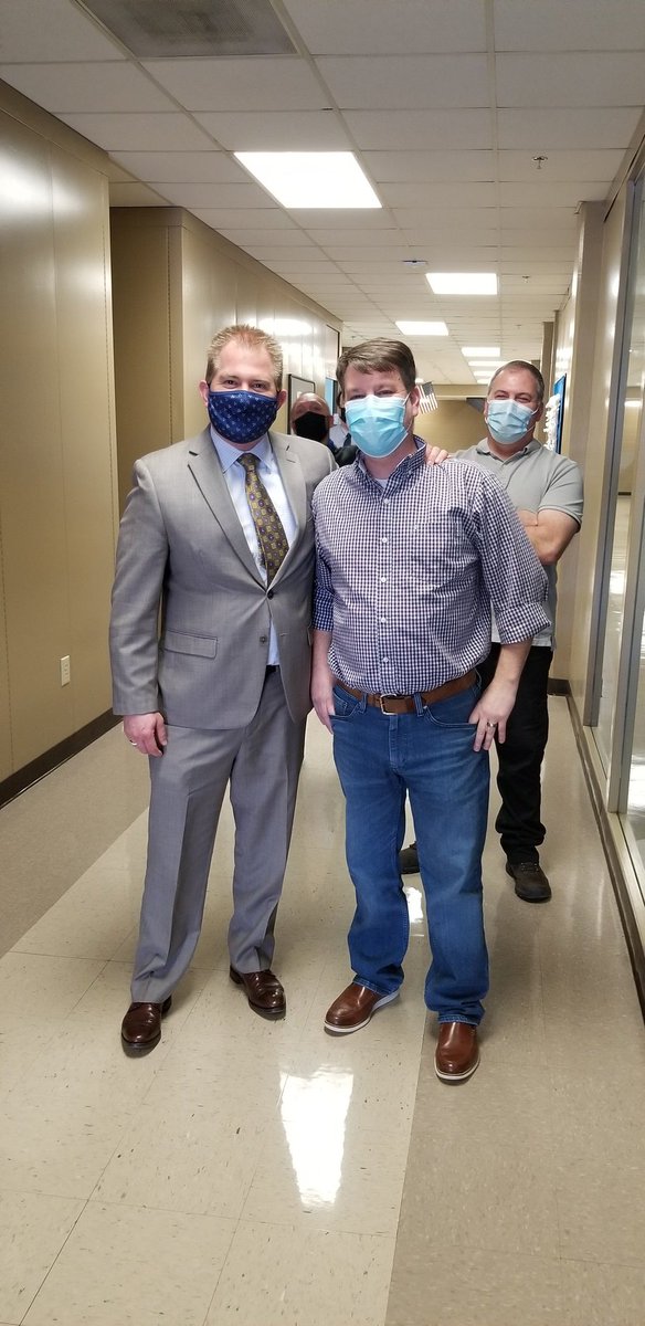 Thank you <a href="/WilliamLamberth/">William Lamberth</a> for taking the time to meet our instructors and tour our campus today! We appreciate all you do and your support for CTE both at the college and high school levels. <a href="/SCMTCHS/">Sumner County Middle Technical College High School</a> #SkilledTrades