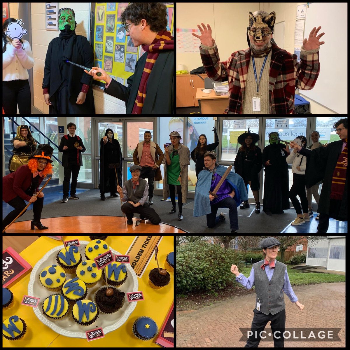 TCS staff dressed up to celebrate #WorldBookDay