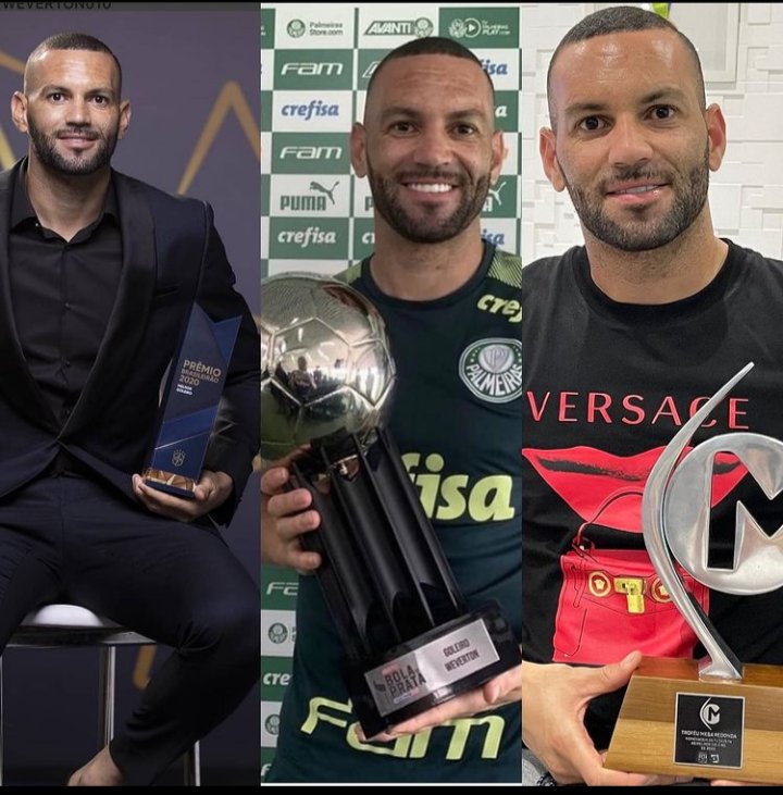 Weverton leva a Bola de Prata como melhor goleiro do Brasileirão