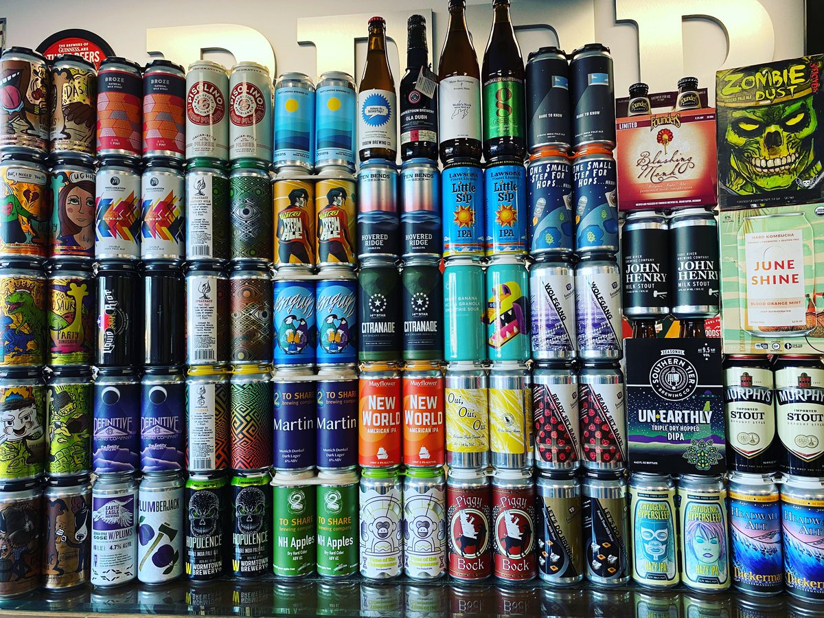 thepackienh's tweet photo. #thirstythursday #oozlefinch #proclamation #liquidriot #definitive #eartheagle #zerogravity #barreledsouls #wormtown #mastlanding #toshare #oxbow #harviestoun #tenbends #14thstar #burlingtonbeerco #mainebeerco #lawsons #collectivearts #rockingham #threes #flyinggoose #foreriver https://t.co/JufzHFbtwf