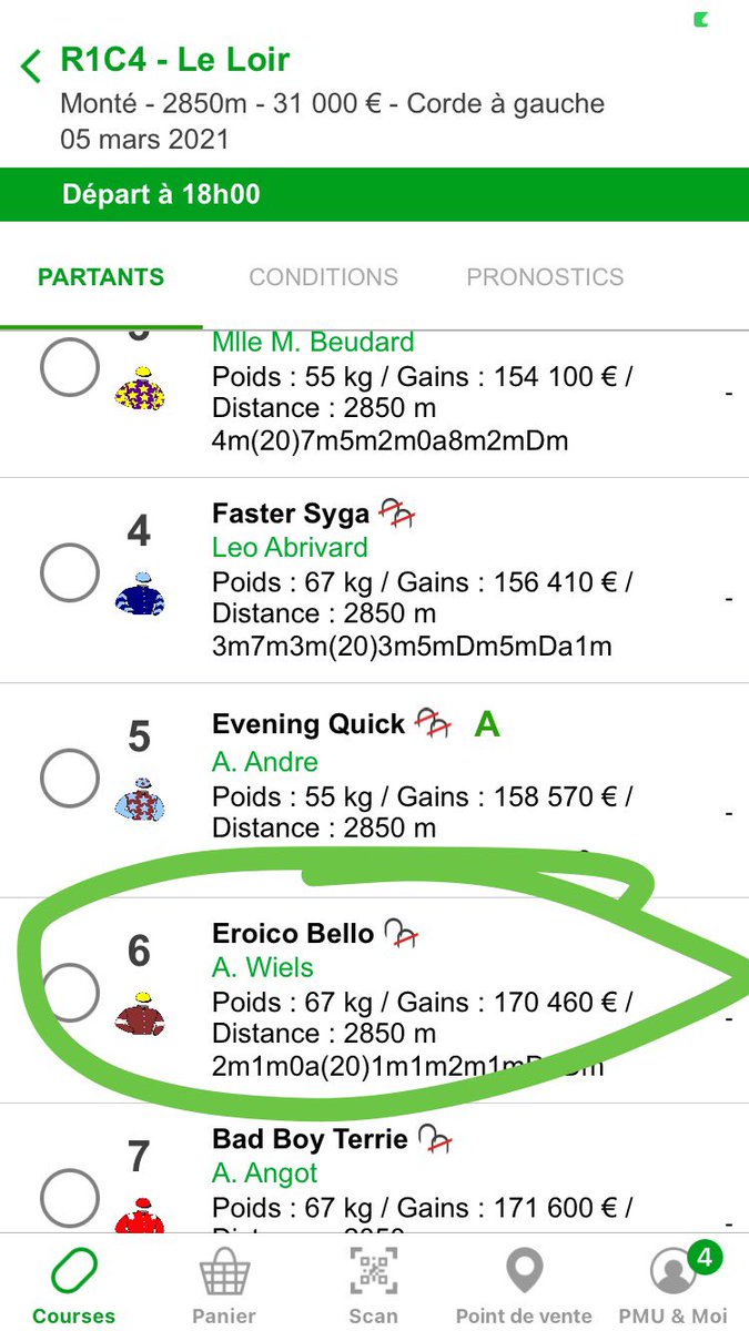 TurfPhenomene's tweet photo. #unJourAuxCourses #PMU #PariHippique #chevalDuJour #RueDesTurfistes #Pmu_Hippique on adore ce cheval :D obligé de mettre 10% de la BK en placé demain 🤞 https://t.co/Xe5Cm1wmjG