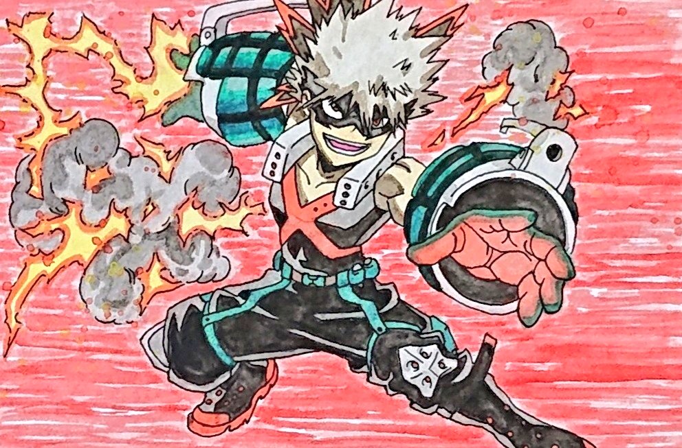 爆豪勝己イラスト